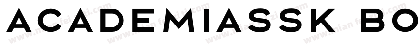 AcademiaSSK Bold字体转换